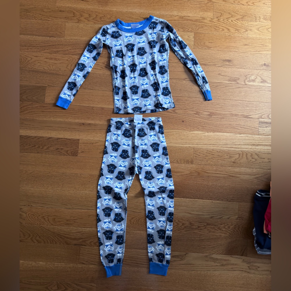 Hanna Andersson Star Wars Darth Vader Organic Cotton Pajama Set Size 6-7